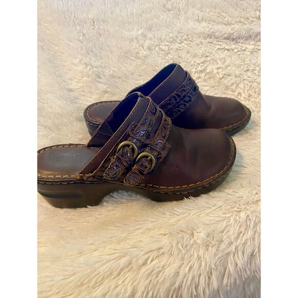 Born women’s leather clogs. Sz 8. Brown. Excellent condition. - Picture 2 of 7